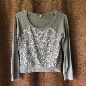 Preloved Delia’s Sequin Sweatshirt